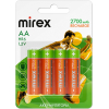 Аккумулятор Mirex HR6 AA 2700mAh 4BP