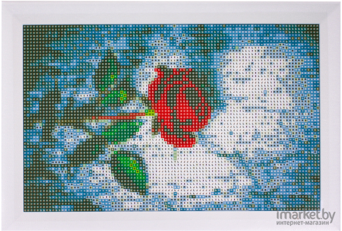 Алмазная живопись Darvish Одинокая роза DV-13937-11