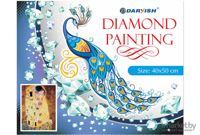 Алмазная живопись Darvish Поцелуй DV-12413-78