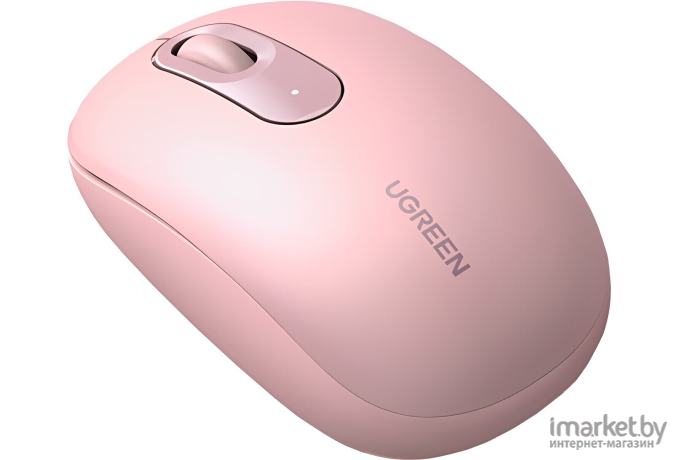 Мышь компьютерная беспроводная UGREEN MU105-90686 Cherry Pink