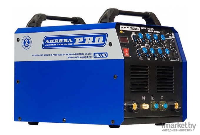 Сварочный аппарат Aurora Inter Tig 200 AC/DC Pulse Mosfet + Маска сварщика Хамелеон A777c (InterTig 200+A777c)