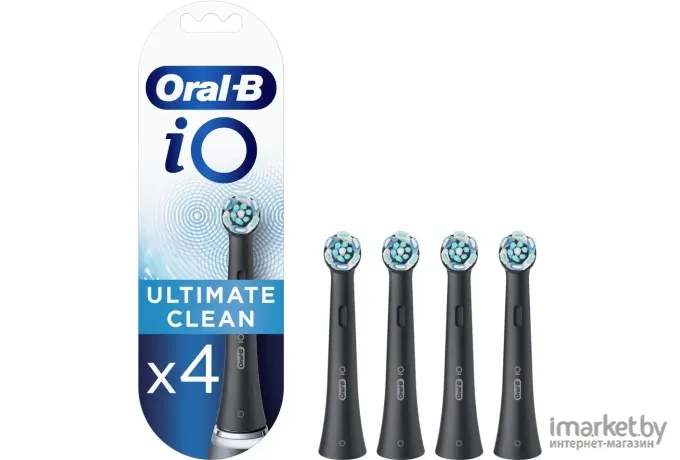 Сменная насадка Oral-B iO Ultimate Clean 4шт IORBCB-4 черный