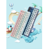 Механическая клавиатура UGREEN KU101-15226, USB+BT, 84 клавиши, 15 режимов подсветки, Blue