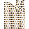 Постельное белье Ikea Бруммиг медведи желтый/коричневый (605.211.44)