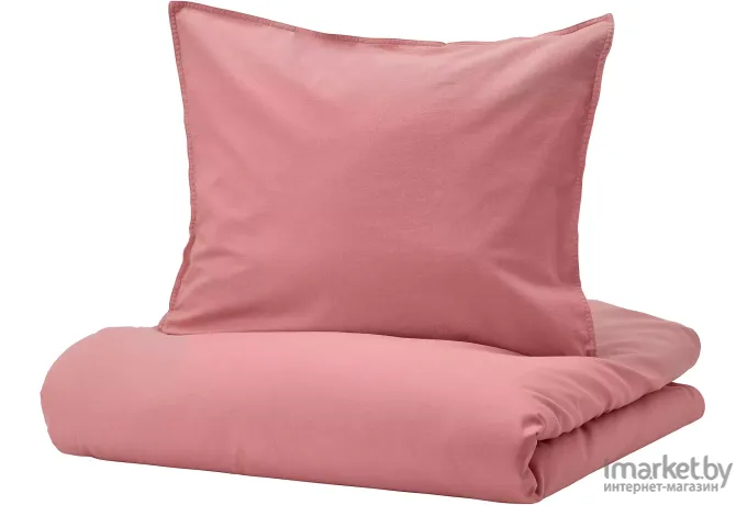 Постельное белье Ikea Энгслилья темно-розовый (505.376.21)