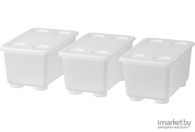 Набор контейнеров Ikea Глис прозрачный (404.661.48)