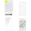 Накладка силиконовая Baseus P60112202201-01 Corning Series для iPhone 14 Pro прозрачная + защитное стекло 2 шт. в комплекте