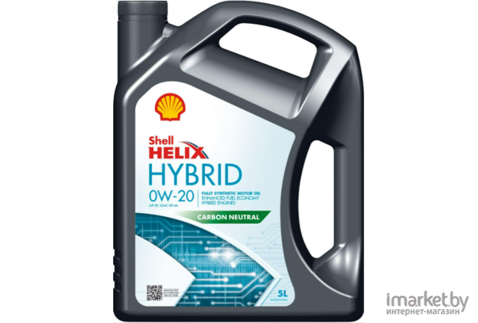 Моторное масло Shell Helix HYBRID 0W-20 5л (550056725)