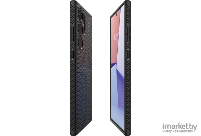 Чехол для телефона Spigen Liquid Air для Galaxy S23 Ultra матовый черный (ACS05614)