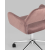 Офисное кресло Stool Group Ross велюр розовый (ROSS CHROME VELVET ROSE)