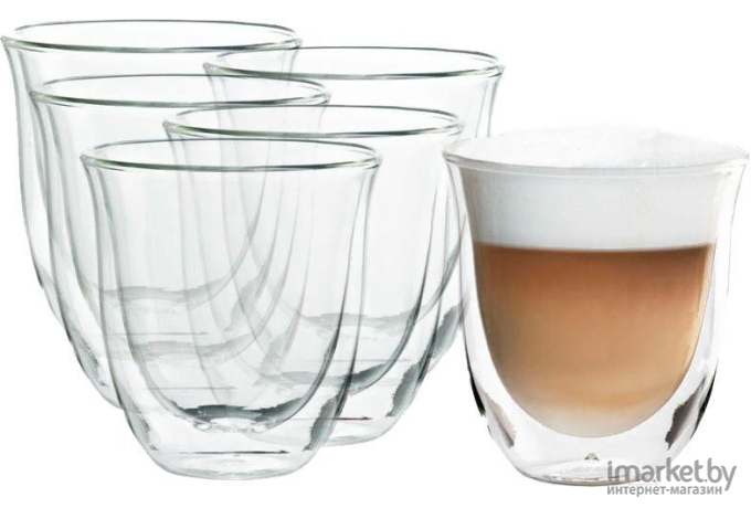 Набор стаканов DeLonghi DLSC 301 Cappuccino