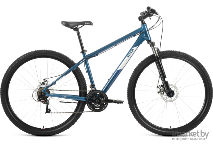 Велосипед Forward Altair 29 D 2022 р.17 темно-синий/серебристый (RBK22AL29244)
