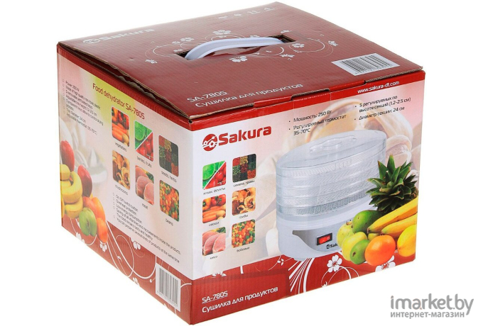 Сушилка для овощей и фруктов Sakura SA-7805