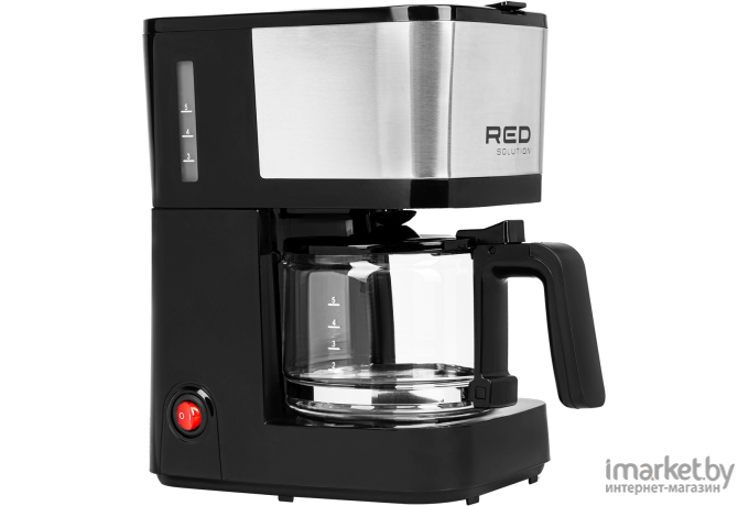 Кофеварка Red Solution RCM-M1529 черный/серебристый