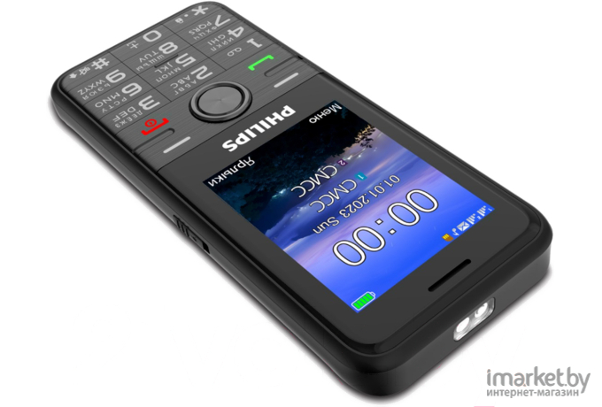Кнопочный телефон Philips Xenium E6500 LTE (черный)
