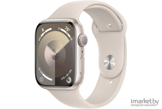 Apple Watch Series 9 45 мм (GPS) (сияющая звезда)