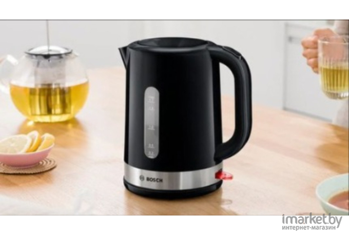 Электрический чайник Bosch TWK6A513 (черный)