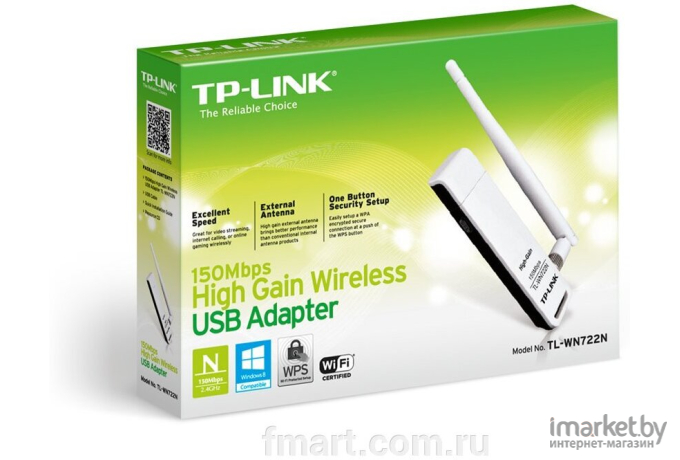 Беспроводной адаптер TP-Link TL-WN722N