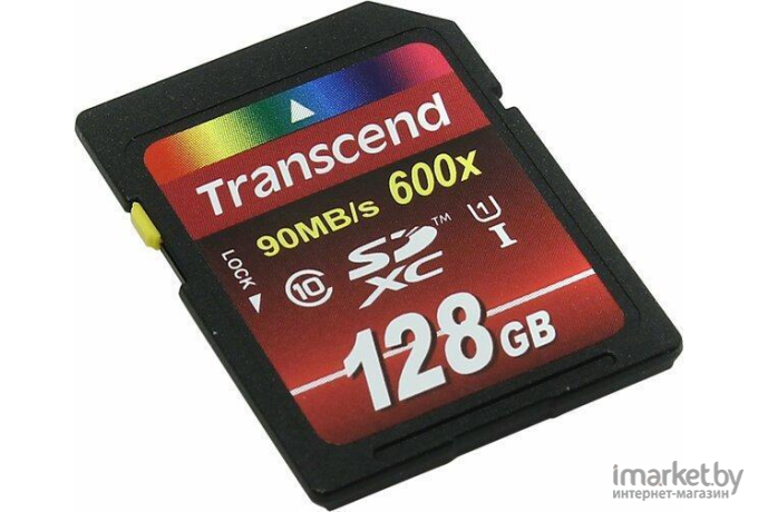 Карта памяти Transcend SDXC UHS-I (Class 10) 600x Ultimate 128GB (TS128GSDXC10U1)