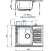 Кухонная мойка GranFest GF-S645L