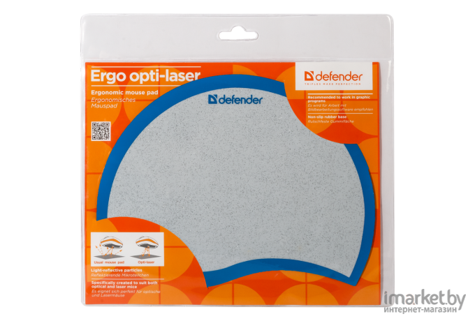 Коврик для мыши Defender Ergo opti-laser (50513)