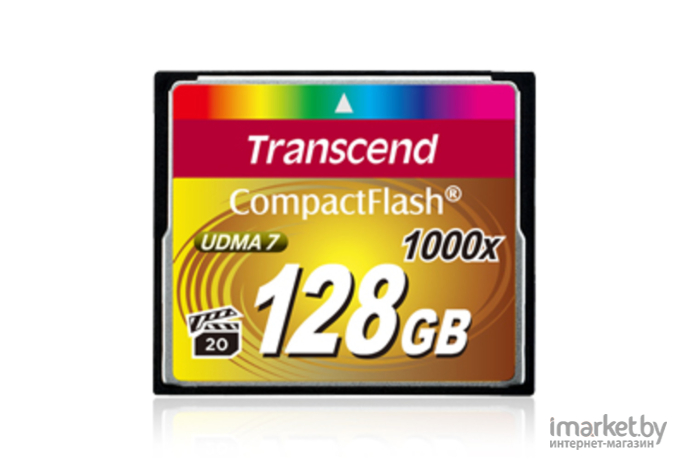 Карта памяти Transcend 1000x CompactFlash Ultimate 128GB (TS128GCF1000)