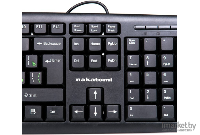 Клавиатура Nakatomi KN-02U Black