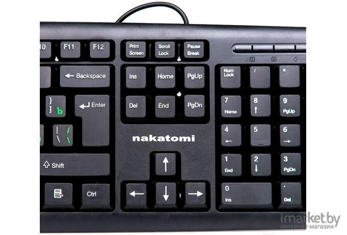 Клавиатура Nakatomi KN-02U Black