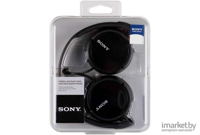 Наушники Sony MDR-ZX110 (черный)