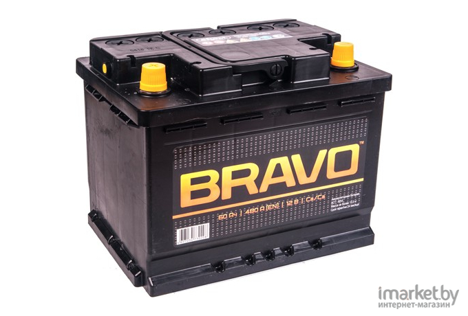Автомобильный аккумулятор BRAVO 6CT-60 (60 А/ч)