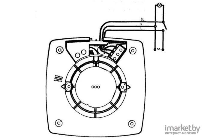 Вытяжной вентилятор CATA X-MART 10 Inox hygro