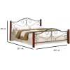 Кровать Halmar Violetta 160x200