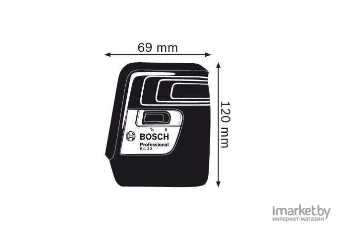 Лазерный нивелир Bosch GLL 3 X Professional [0601063CJ0]
