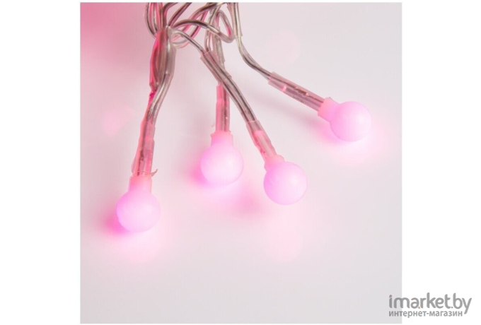 Новогодняя гирлянда Neon-night Мишура LED красный [303-602]