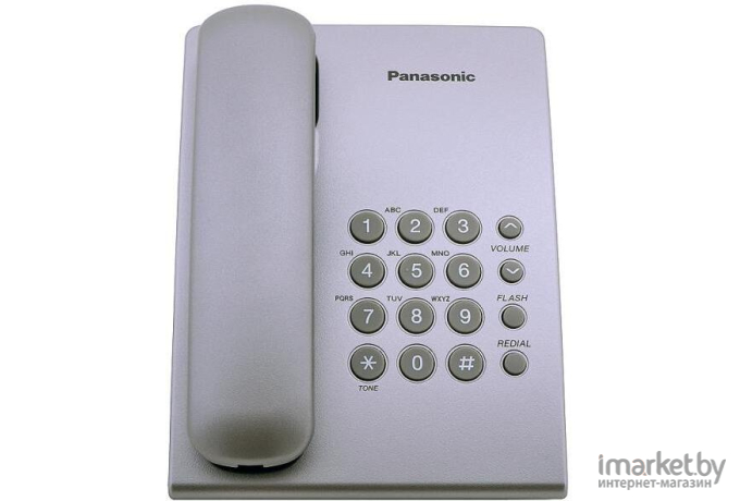 Проводной телефон Panasonic KX-TS2350RUS (серебристый)