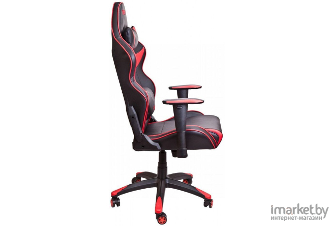 Офисное кресло AksHome Viper Eco чёрный/красный